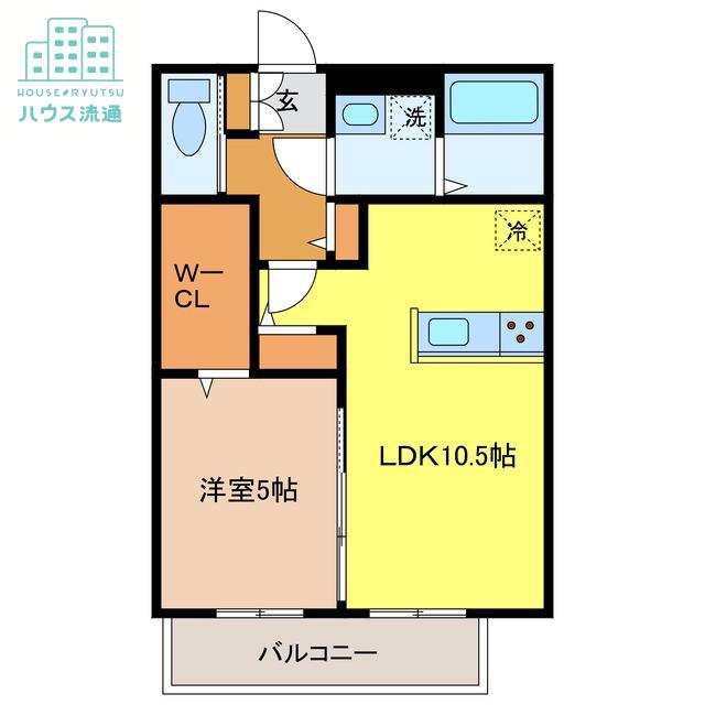TABOハウス(1LDK/1階)の間取り写真