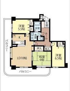 オリンピア南9条マンション(3LDK/8階)の間取り写真
