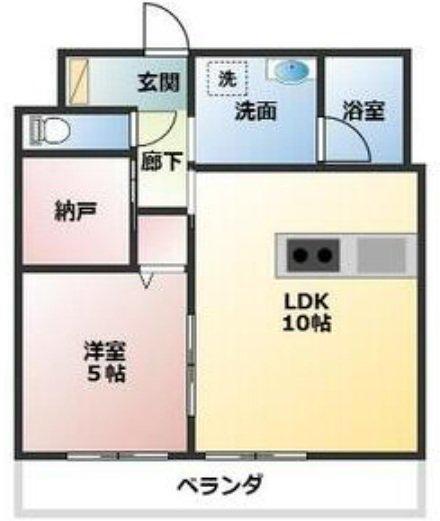 グランメゾンII(1SLDK/3階)の間取り写真