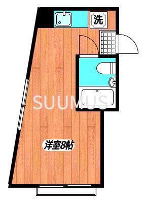 エスティエムズ杉並(ワンルーム/2階)の間取り写真