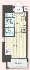 MARK AVENUE TOWER 久留米 NO99(1K/5階)の間取り写真