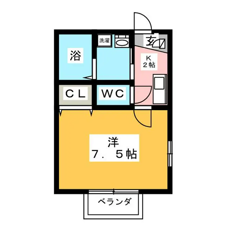 カーサデオリーラ 1階階 間取り