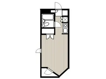 志津リリエンハイム(ワンルーム/2階)の間取り写真