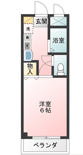 FTビルV(1K/3階)の間取り写真