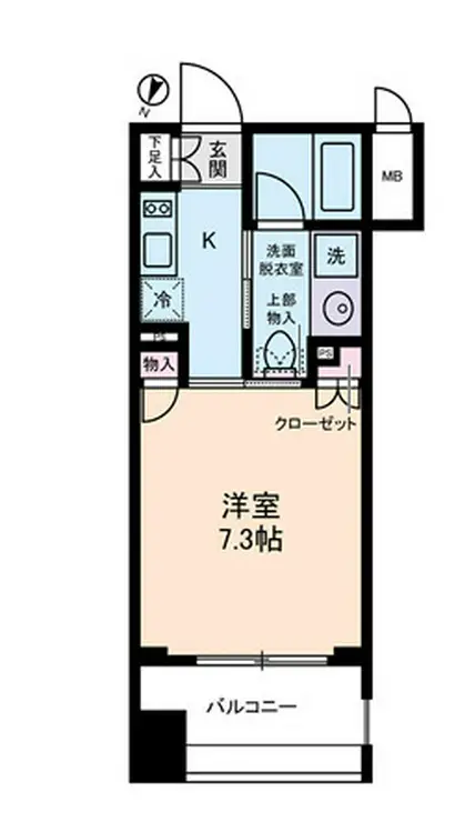 オーベルジュ日本橋 6階階 間取り
