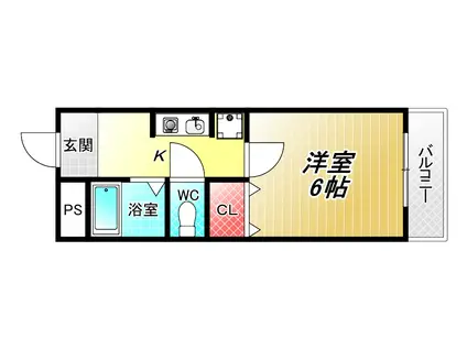 レスポワール(1K/3階)の間取り写真