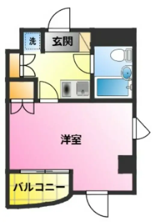 ジョイフル元住吉 3階階 間取り