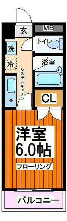 ラベンダー仙川 2階階 間取り