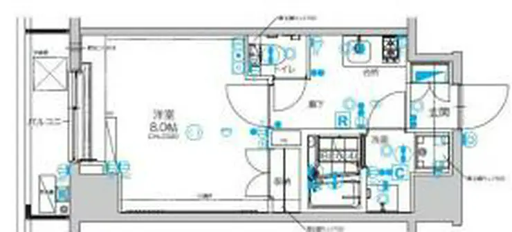 Verona板橋本町LUSSO 7階階 間取り
