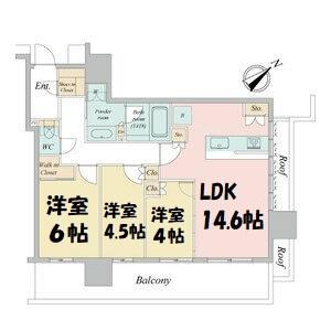 NAGOYA THE TOWER(3LDK/9階)の間取り写真