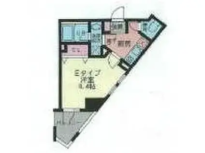 CIMA COPPI(1K/2階)の間取り写真