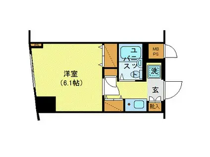 SOCIETY SEASONS(1K/10階)の間取り写真