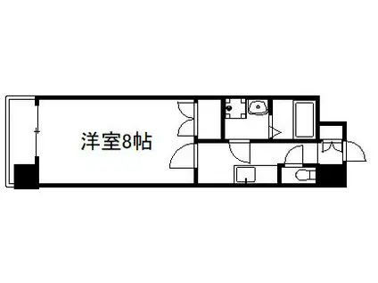 メゾン・ビロング(1K/3階)の間取り写真