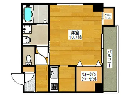 アンフィニVII緑地公園(1K/5階)の間取り写真