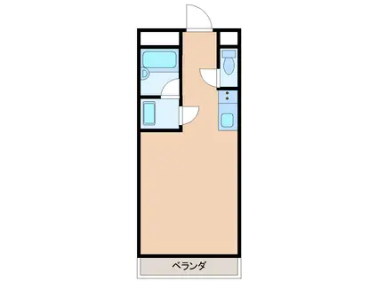 サザンブライト大手町(ワンルーム/2階)の間取り写真