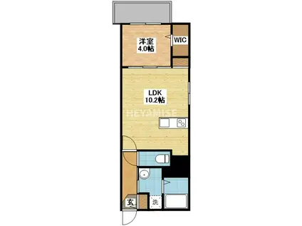 サンロージュ浦上駅前(1LDK/5階)の間取り写真