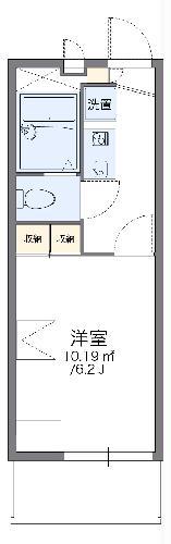 レオパレスパタータ(1K/1階)の間取り写真