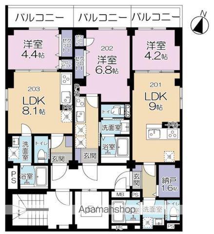 MAISON FUTABA(1K/2階)の間取り写真