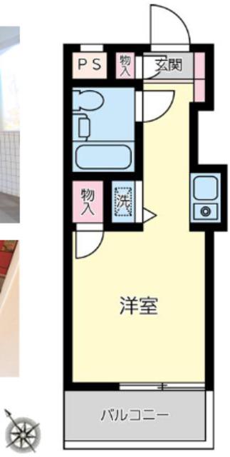 ウインベルソロ堀切菖蒲園(ワンルーム/3階)の間取り写真