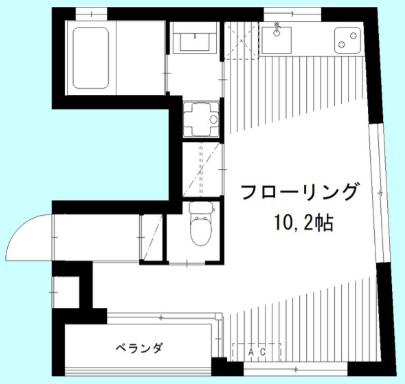 NEXUSヴァンヴェール(ワンルーム/1階)の間取り写真