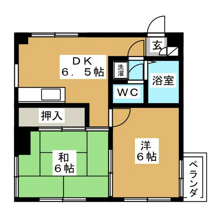 チェリーハイツ 2階階 間取り