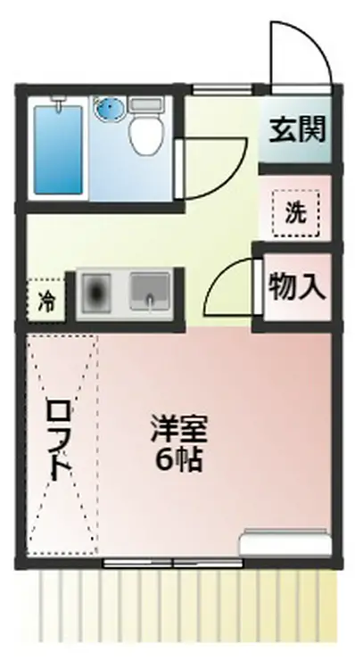 ブルーコスモ西坂田 1階階 間取り