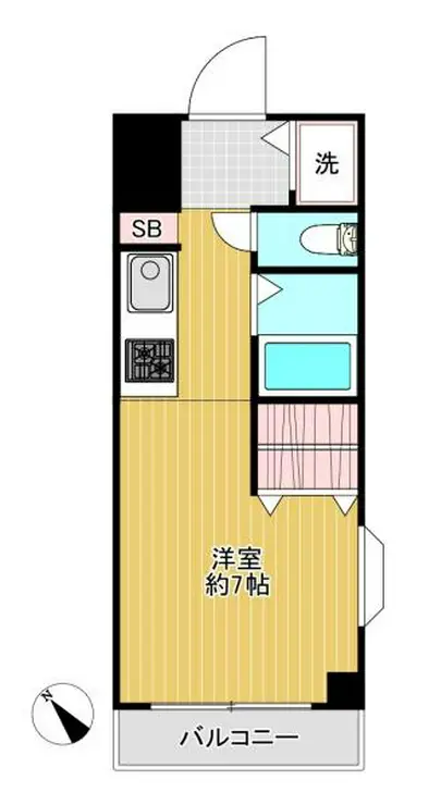 ライオンズプラザ上野毛 2階階 間取り