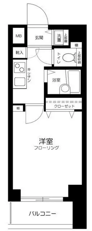 トーシンフェニックス新橋 2階階 間取り