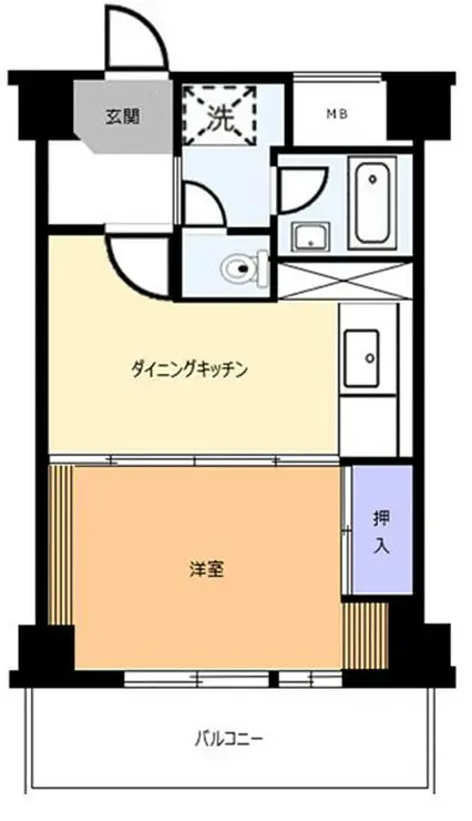 渋谷藤和コープ 7階階 間取り