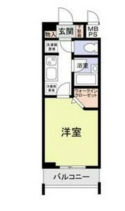 ヴィラ・ロクロー 1階階 間取り