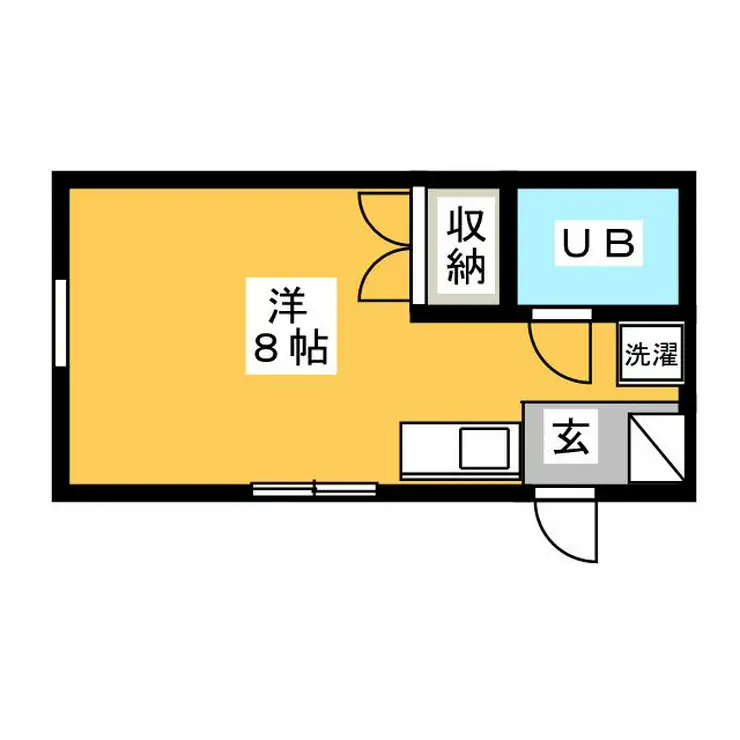 ハイム西早稲田 1階階 間取り