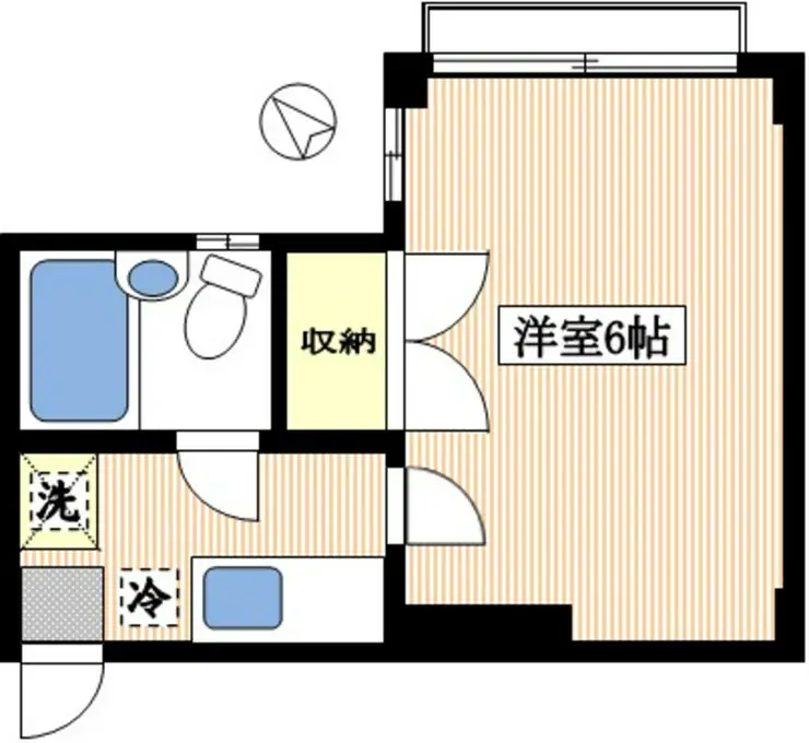 コーポ福泉 2階階 間取り