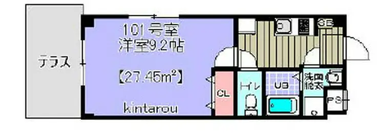 オリエンタルコート幕張本郷 1階階 間取り