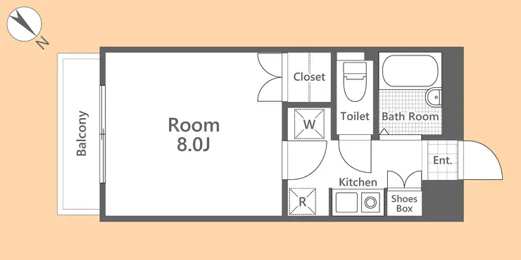 パレスベラージオ 2階階 間取り