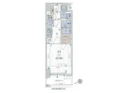 エステムプラザ池袋立教通(1K/3階)の間取り写真