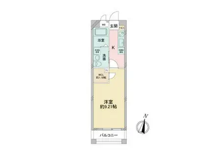 GRANDUKE SUZUKA(1K/6階)の間取り写真