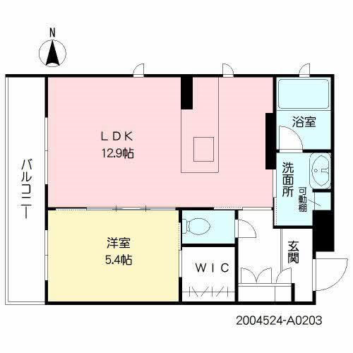 シャーメゾンステージ鳥栖(1LDK/3階)の間取り写真