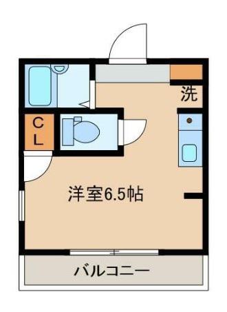 UMEX墨田(1K/3階)の間取り写真