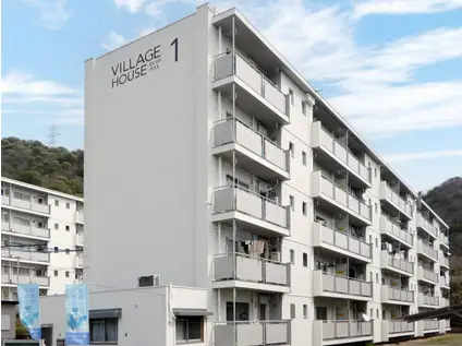 ビレッジハウス児島第二1号棟(2K/1階)の外観写真