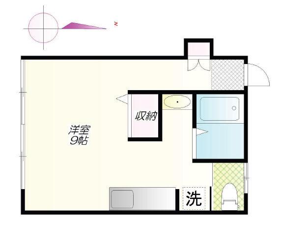 第5三井ビル(ワンルーム/3階)の間取り写真