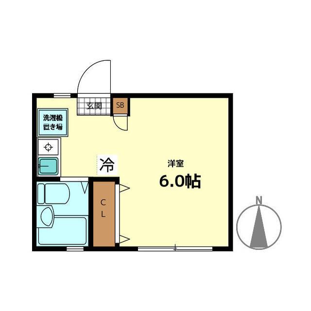 ストーリオ高円寺Ⅲ(ワンルーム/1階)の間取り写真