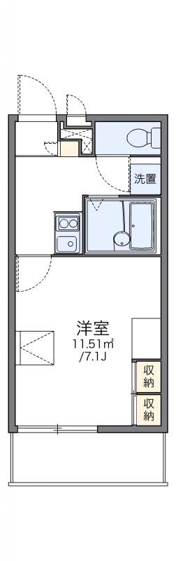 レオパレスマリオン(1K/2階)の間取り写真