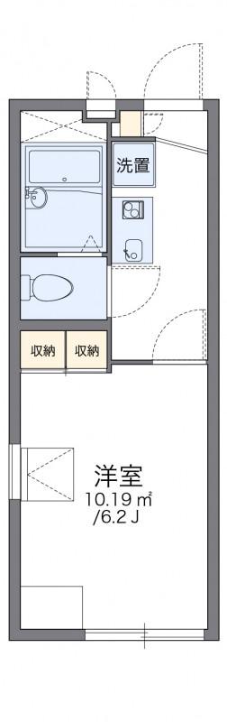 レオパレスサザングリーン(1K/1階)の間取り写真