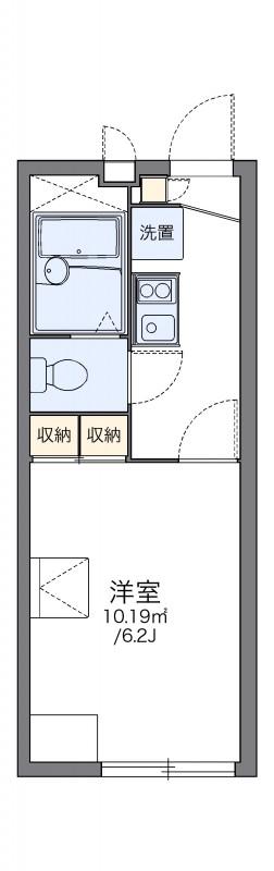 レオパレス船堀(1K/1階)の間取り写真