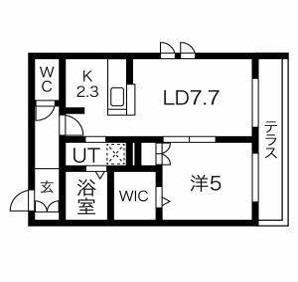PISO ARCE SHINAGAWA(1LDK/1階)の間取り写真