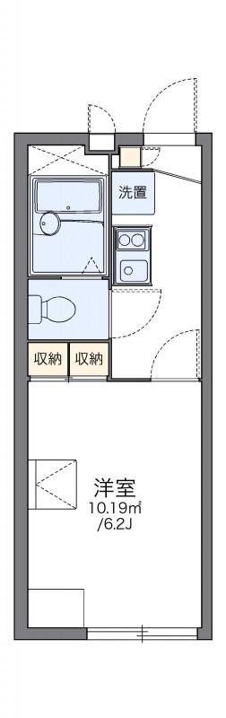 レオパレスフェリース上野(1K/2階)の間取り写真
