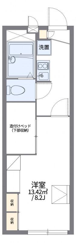 レオパレスメゾンボヌール(1K/2階)の間取り写真