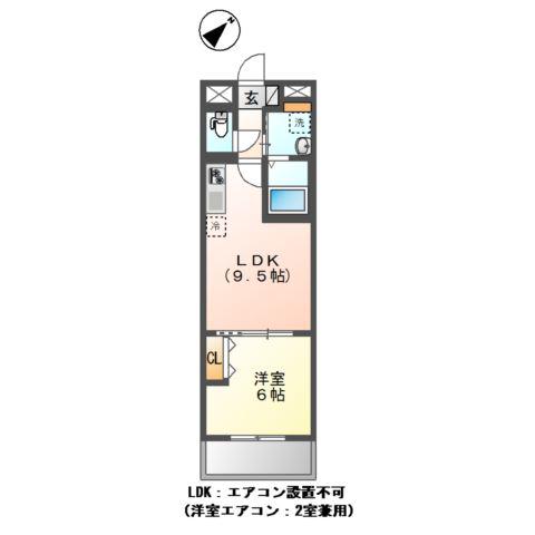小茂根3丁目マンション工事(1LDK/4階)の間取り写真