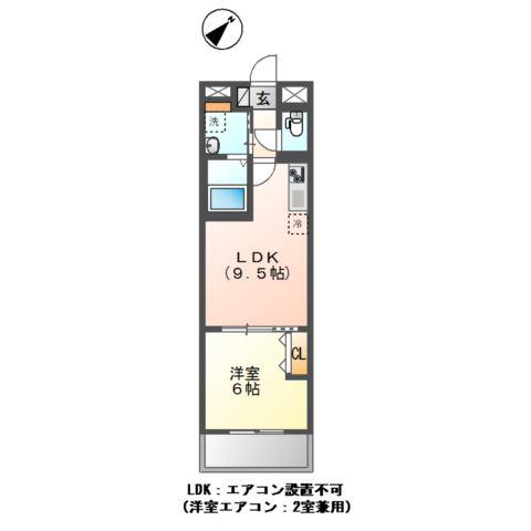 小茂根3丁目マンション工事(1LDK/4階)の間取り写真