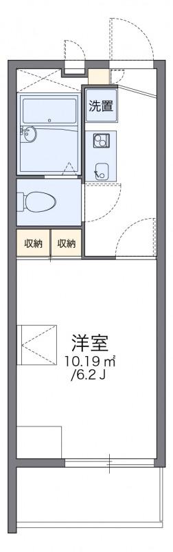 レオパレス豊藤(1K/3階)の間取り写真